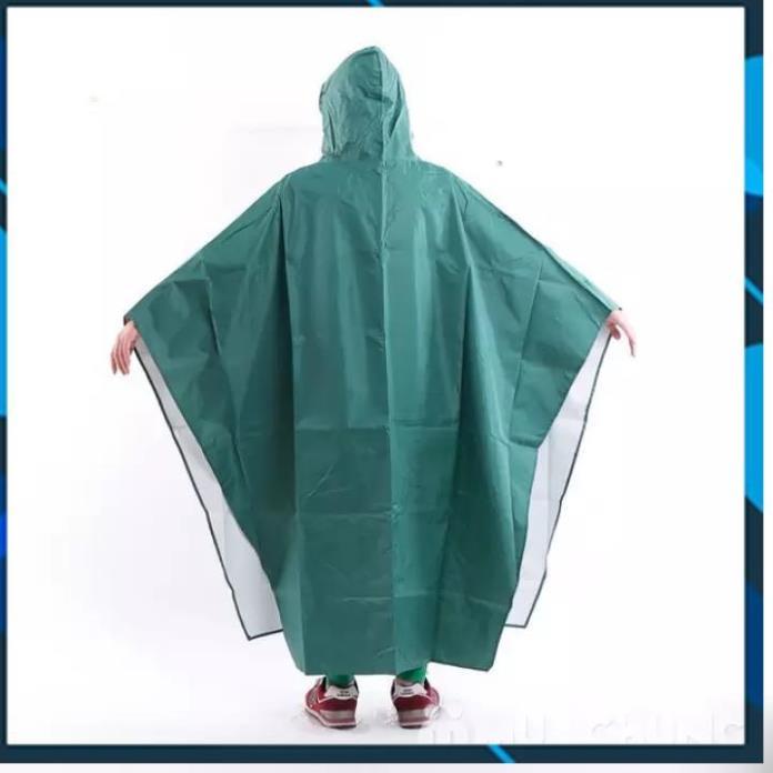 Áo mưa cánh dơi vải dù siêu dai loại trơn