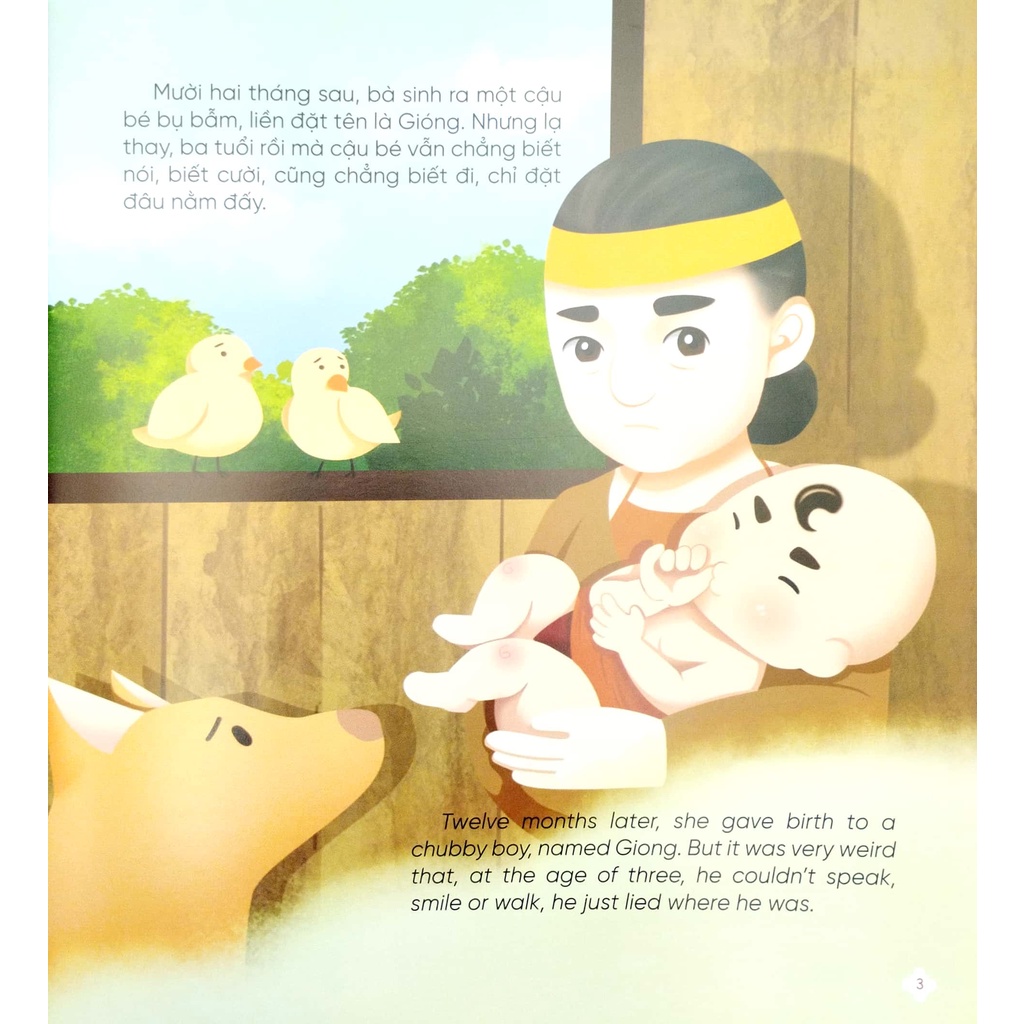 Xưa Ơi Là Xưa - Truyện Cổ Tích Việt Nam Chọn Lọc Song Ngữ Việt - Anh - Thánh Gióng - Yết Kiêu - Sơn Tinh Thủy Tinh