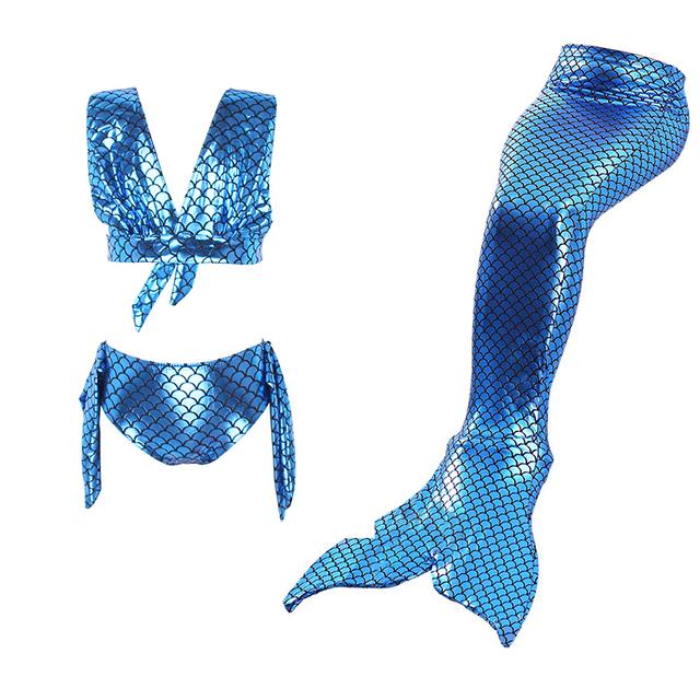 Bé Gái Bơi Nàng Tiên Cá Đuôi Với Vây Trẻ Em Ngày Lễ Bộ Đồ Bơi Bikini Trẻ Em Nàng Tiên Cá Đầm Công Chúa Trang Phục Hóa Trang