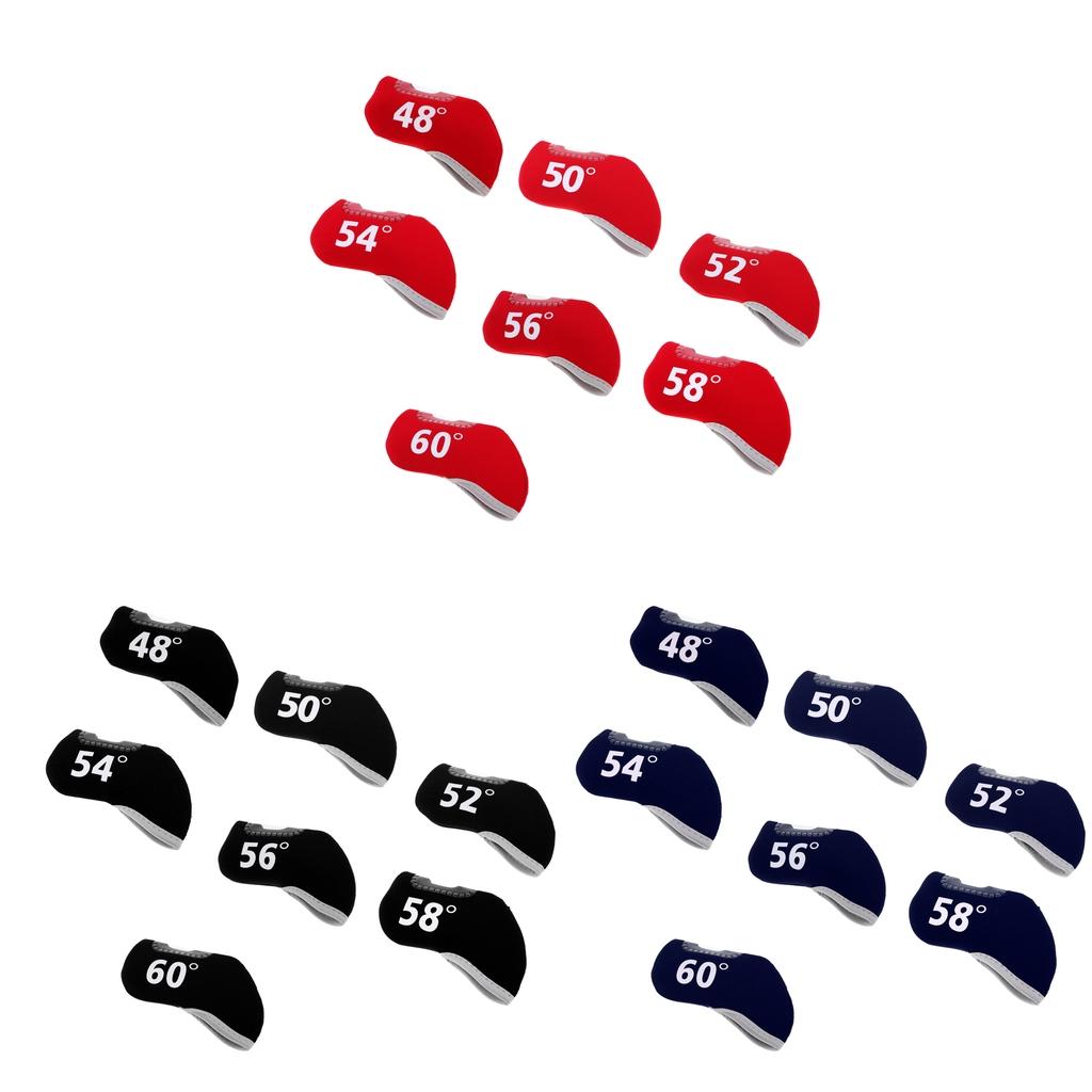 Golf Club Iron Putter Headcover Head Cover Protector 48 Degree Black