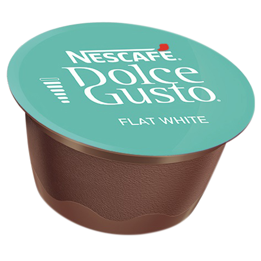 Hộp 16 Viên Nén Cà Phê Sữa Nescafe Dolce Gusto –  Café Flatwhite (144g)