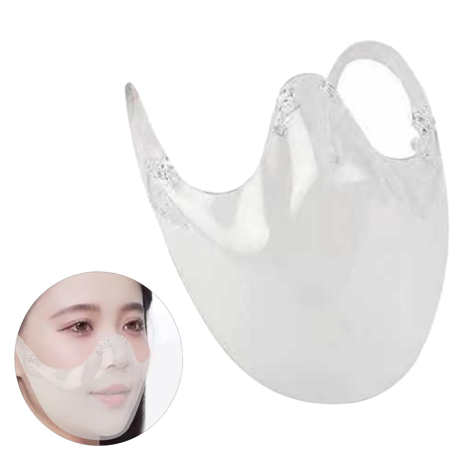 Clear Face Shields Visor Transparent Anti Fog Reusable Face Covering Masks