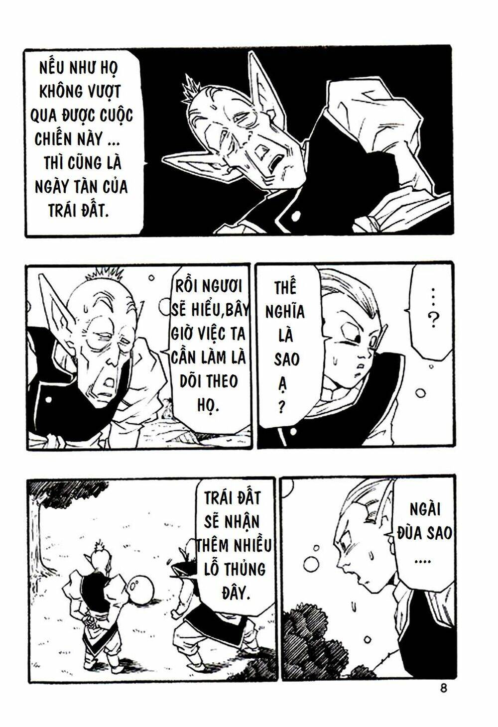 thế giới ngọc rồng - con trai frieza: ize chapter 3 8