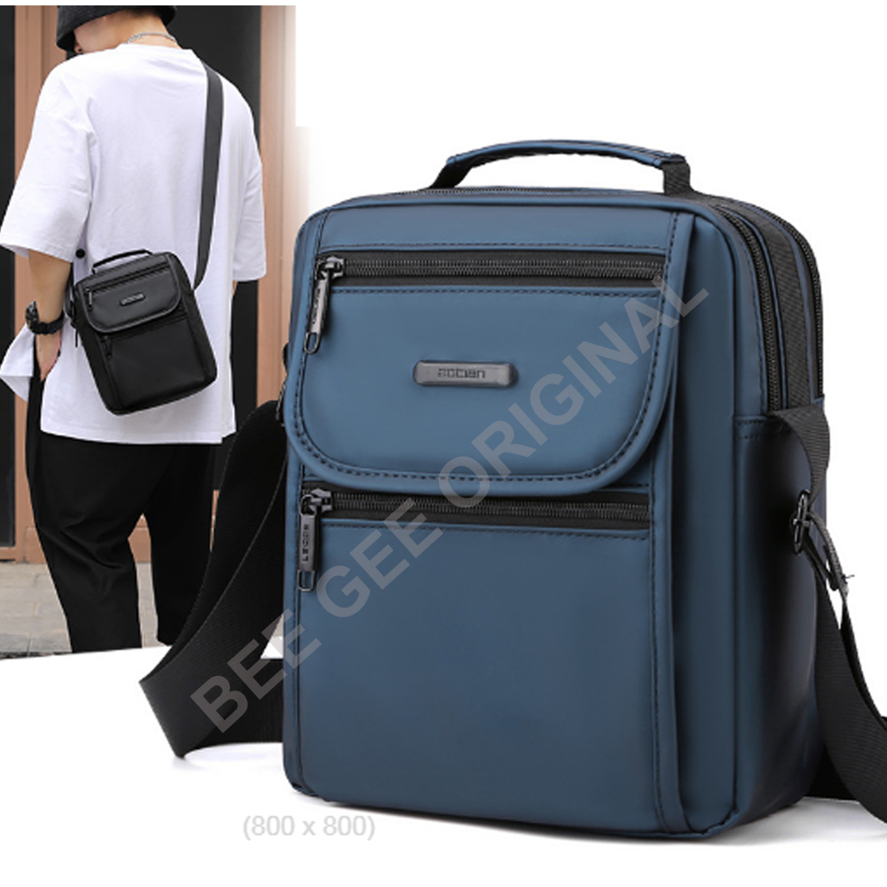 Túi đeo chéo nam chất liệu Oxford chống thấm nước, đựng ipad, thiết kế nhiều ngăn tiện dụng – DCN9032
