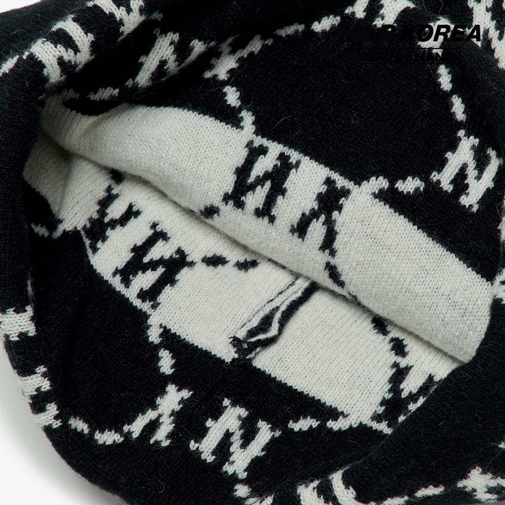 MLB - Nón len thêu logo Dia Monogram Beanie 3ABNMM126-50BKS
