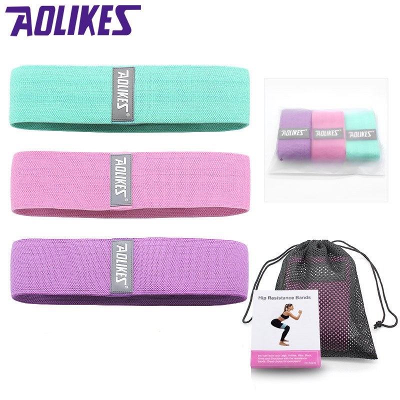 BỘ 3 DÂY KHÁNG LỰC MỚI ,TẬP MÔNG ĐÙI CHÂN Hip Resistance bands Aolikes Y