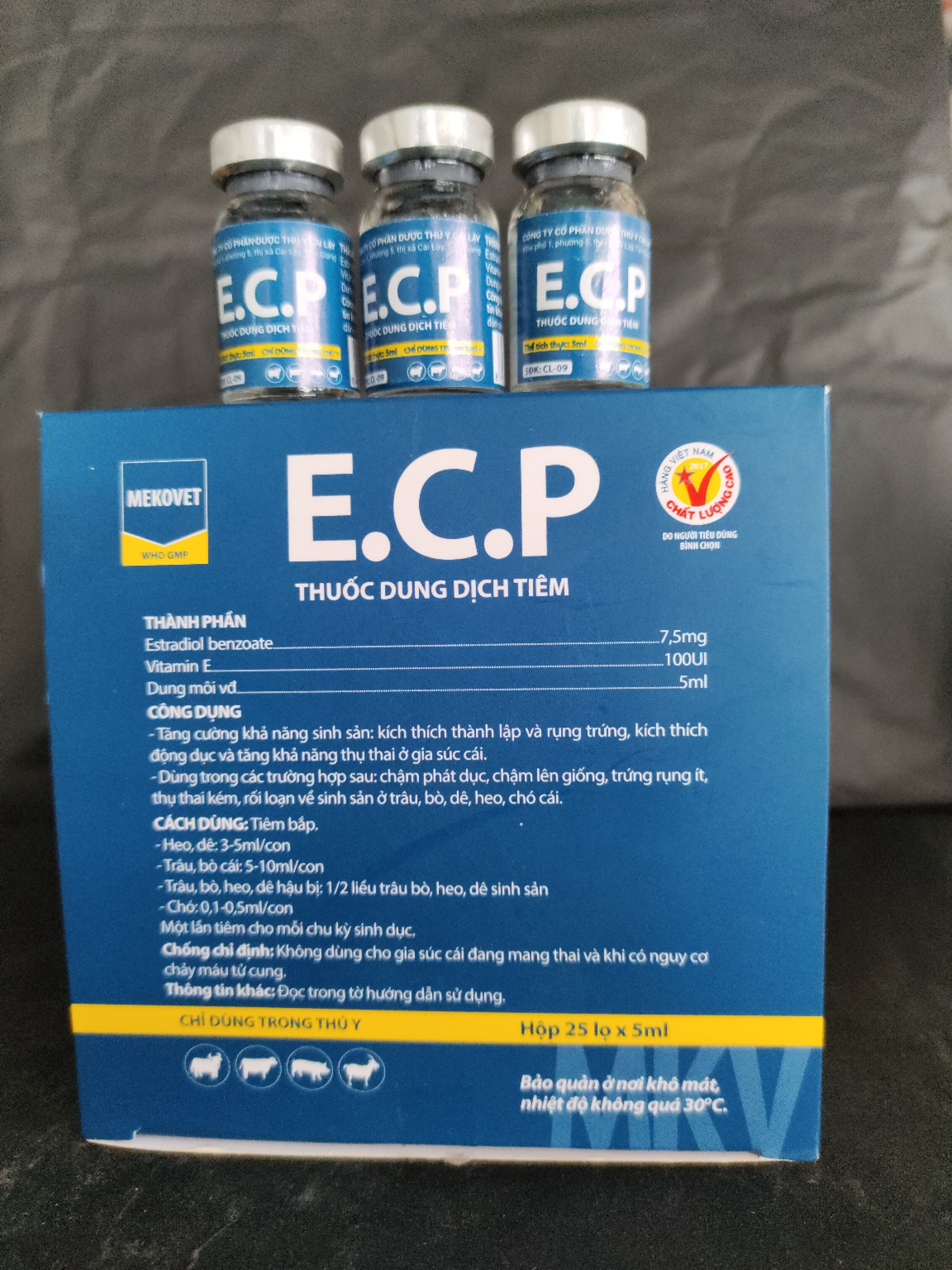 Thuốc dung dịch tiêm ECP