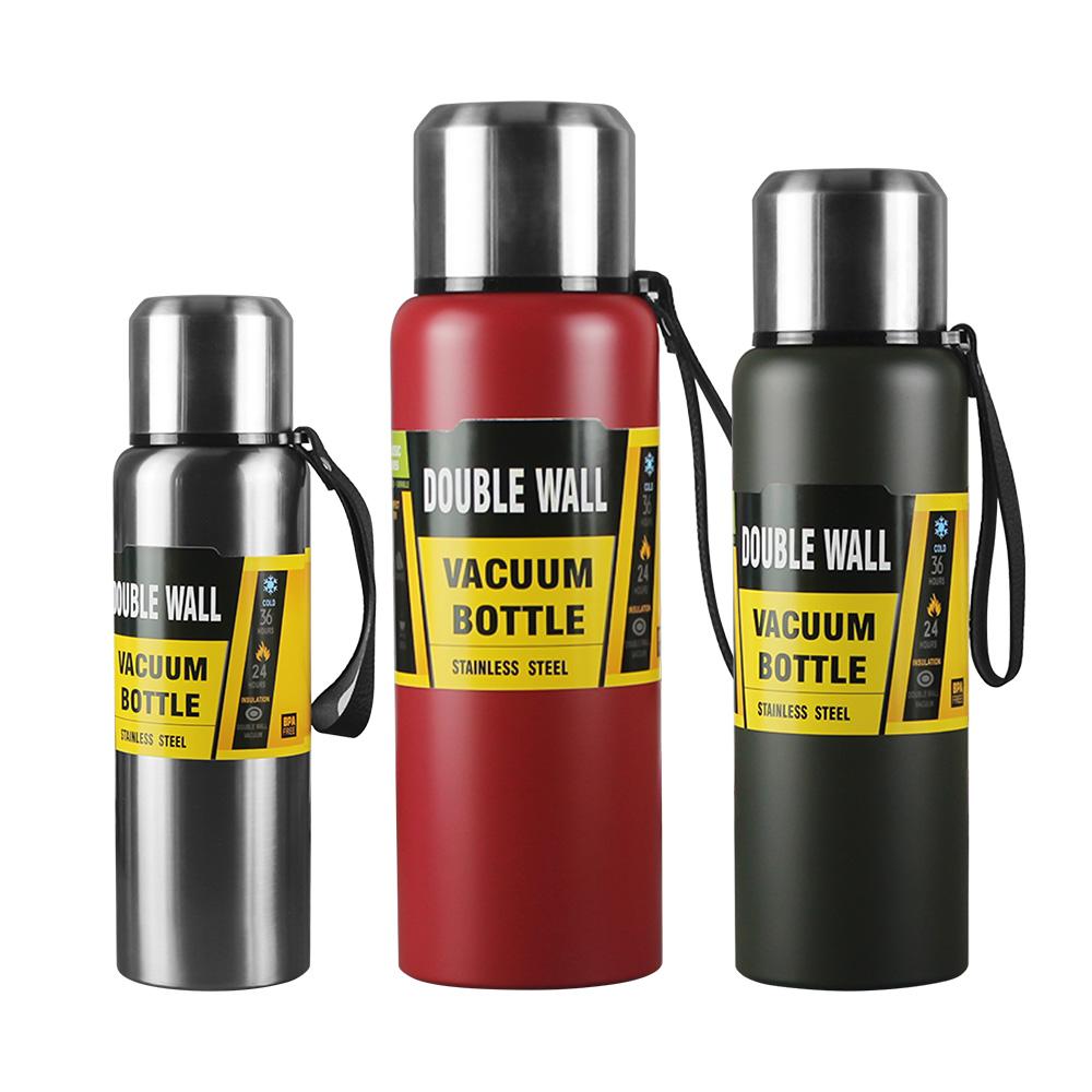 Bình Nước Thể Thao 2 Lớp Giữ Nhiệt Cao Thép Không Gỉ Dung Tích 500/750 / 1000Ml