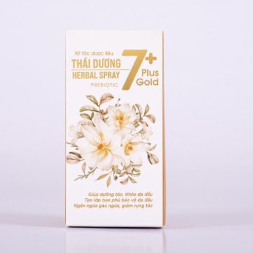 Xịt tóc dược liệu Thái Dương 7 Plus Gold - Sao Thái Dương