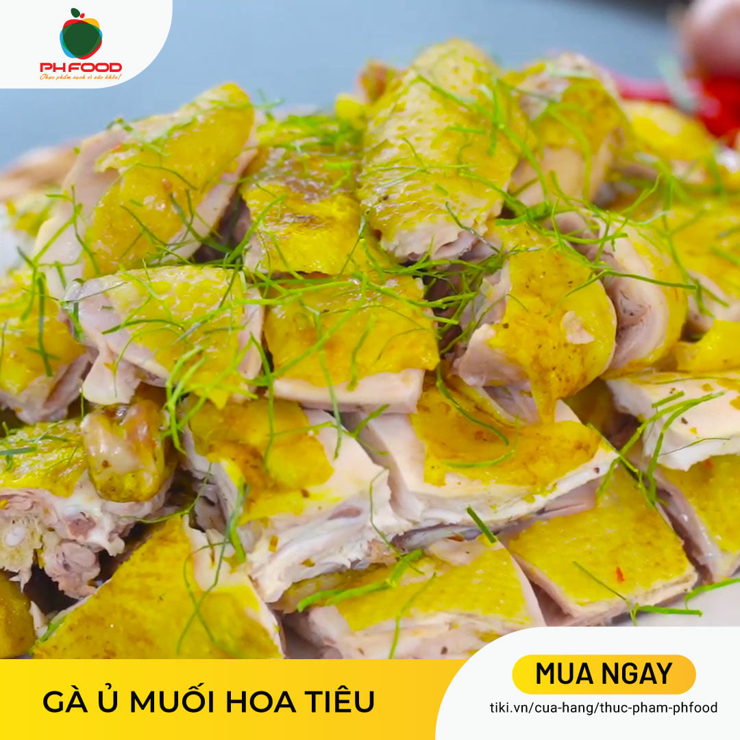 - Gà Ủ Muối Hoa Tiêu Ăn Liền - 1 Con 2 Khay