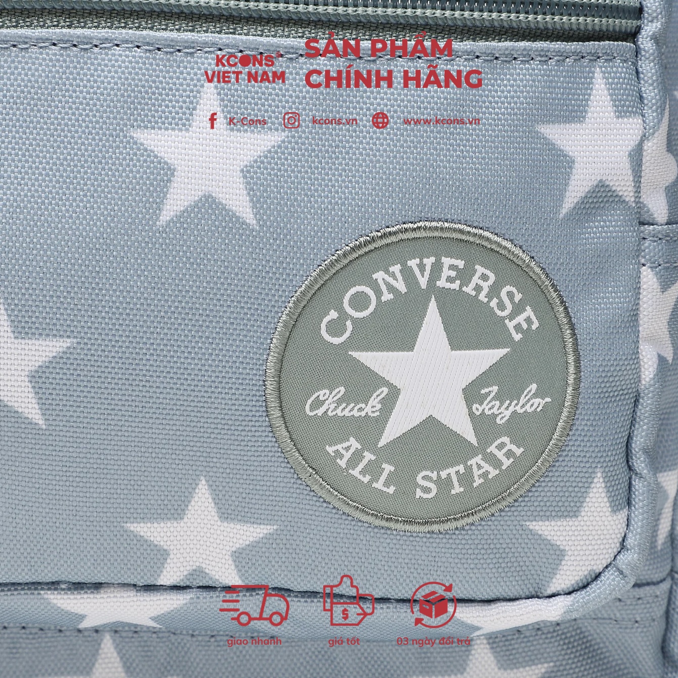Balo Mini Converse Go Lo Patterned Backpack Seasonal 10019903-A14