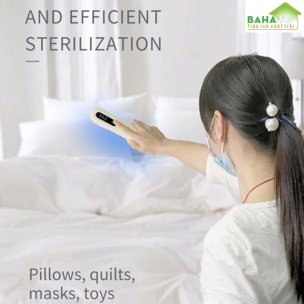 HỘP THANH LỌC KHỬ KHUẨN ĐỒ DÙNG, ĐỒ CHƠI, ĐỒ LÓT BẰNG ĐÈN OZONE VÀ TIA UV "BAHAMAR" có hai chức năng tinh lọc tia cực tím và ozone, thanh lọc khả năng mạnh hơn, cho bạn bảo vệ kép.