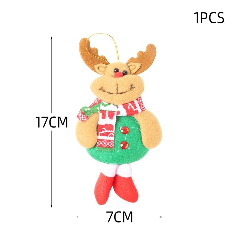 Búp bê trang trí giáng sinh năm mới hình ông già noel/người tuyết/tuần lộc