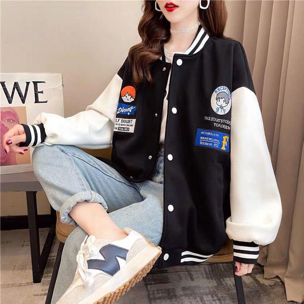 Áo Khoác Nỉ Bomber Cardigan Form Rộng Chất Nỉ Bông Dày Dặn Nữ Unisex nhiều mẫu - Mã KNN21