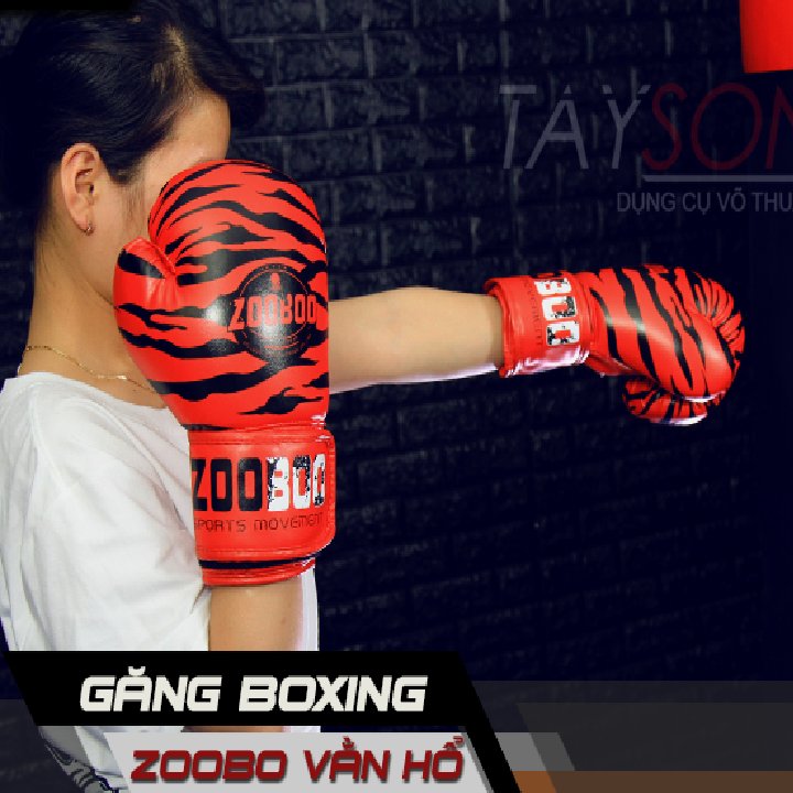 Găng tay đấm bốc boxing mma Zooboo hổ vằn cao cấp thế hệ 5.0 tặng băng đa boxing cuốn tay 3M, êm hơn, ưu việt hơn, bền bỉ hơn, ôm phom hơn - dành cho dân chuyên boxing mma võ tổng hợp