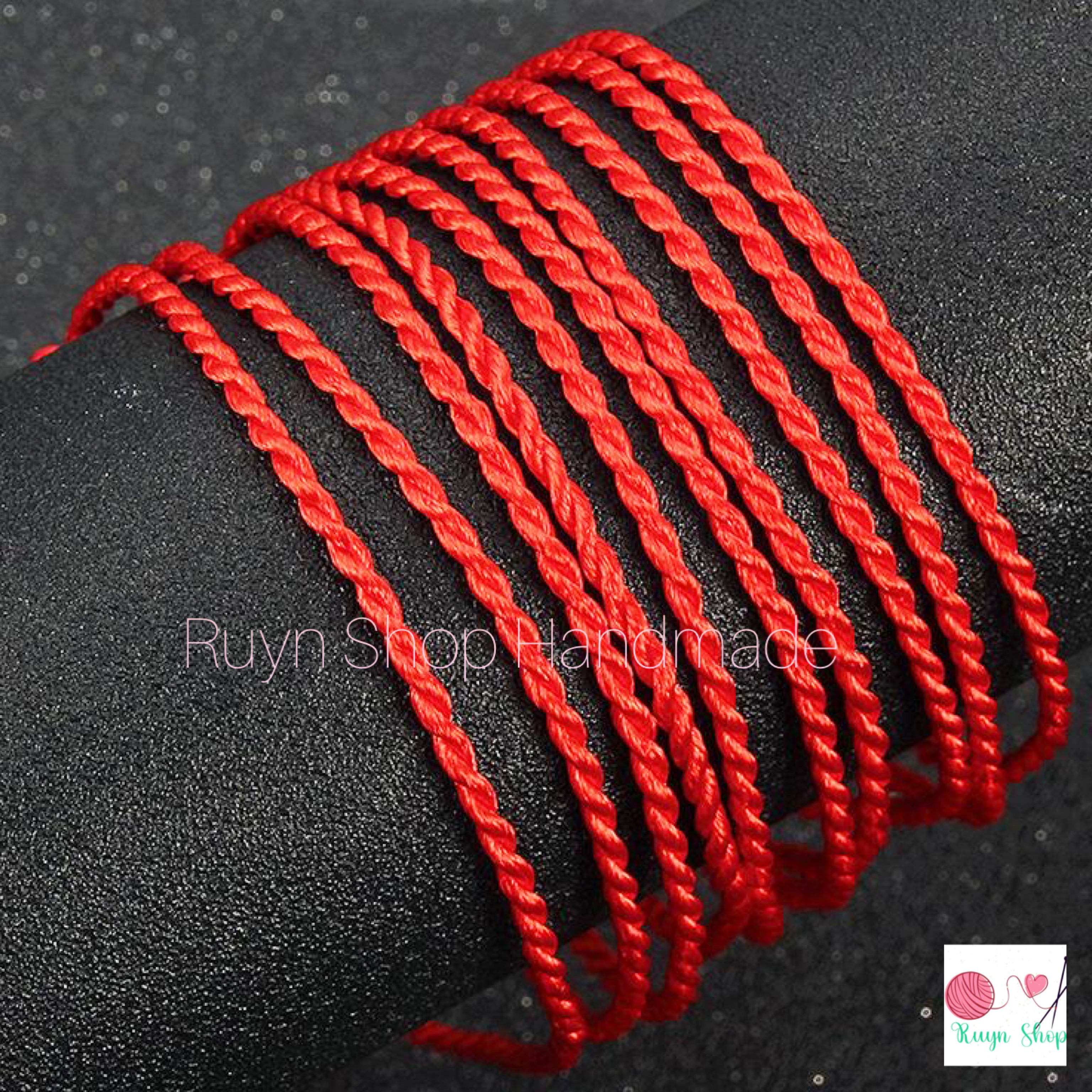 Dây tim 1mm đan vòng tay/ thắt nút/ trang trí handmade