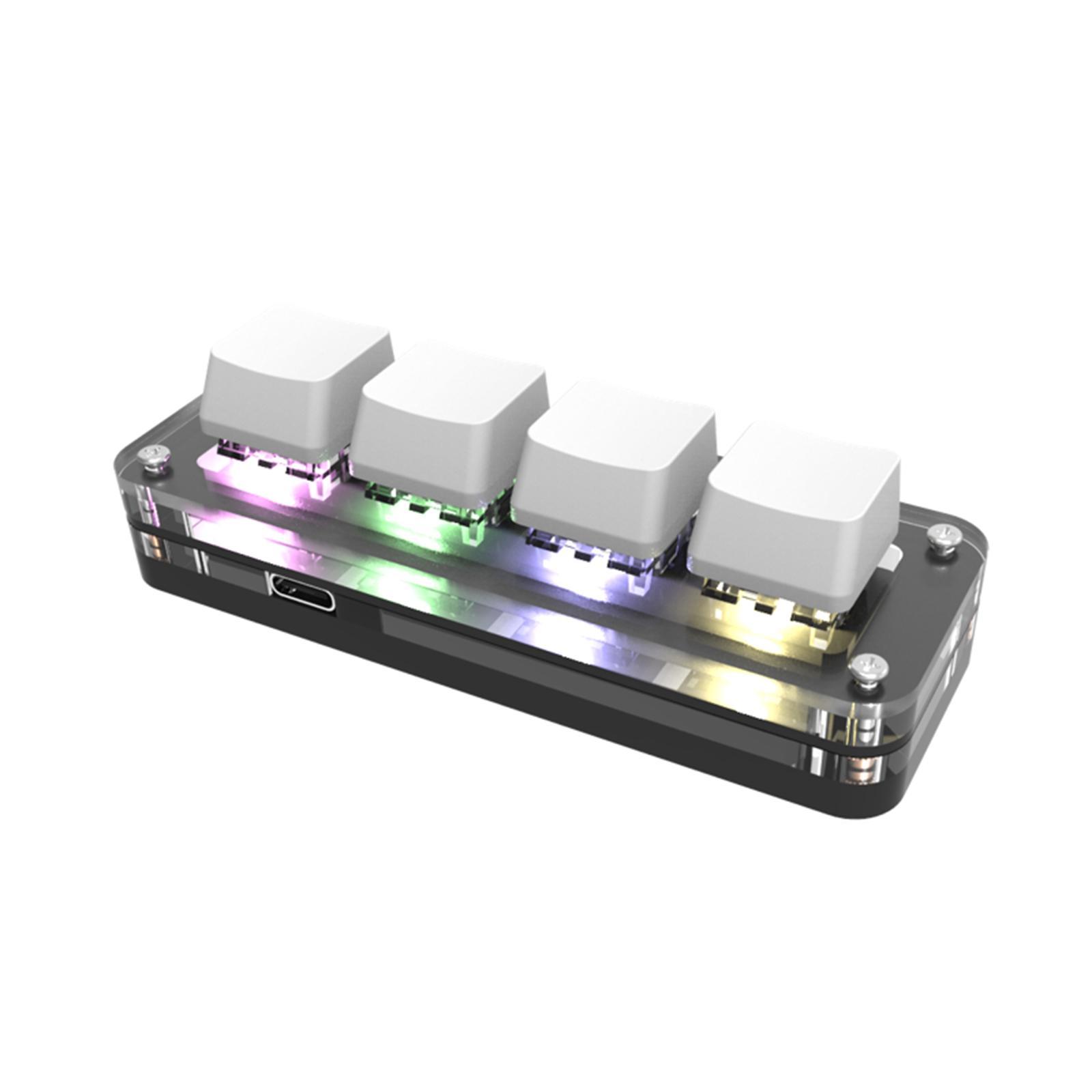 Keyboard RGB Keys Upgrade Parts Mechanical for Linux Programming Gaming , White