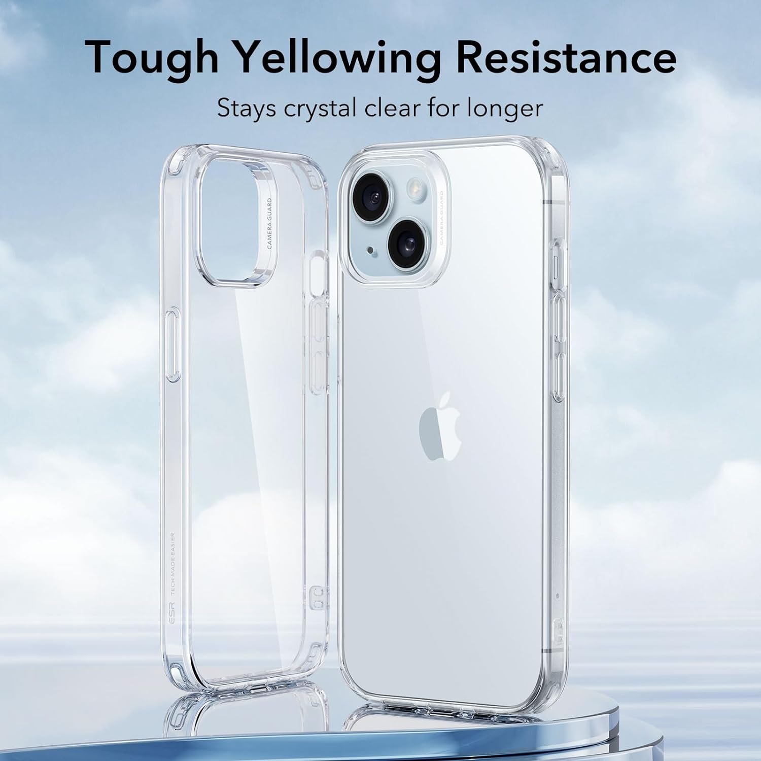 Ốp Lưng cho iPhone 15 / iPhone 15 Plus / iPhone 15 Pro / iPhone 15 Pro Max ESR Zero Clear Case - Hàng Chính Hãng