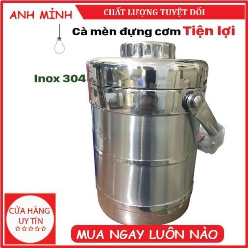 Cà mèn inox 3 tầng giữ nhiệt 24h cao cấp an toàn cho sức khỏe