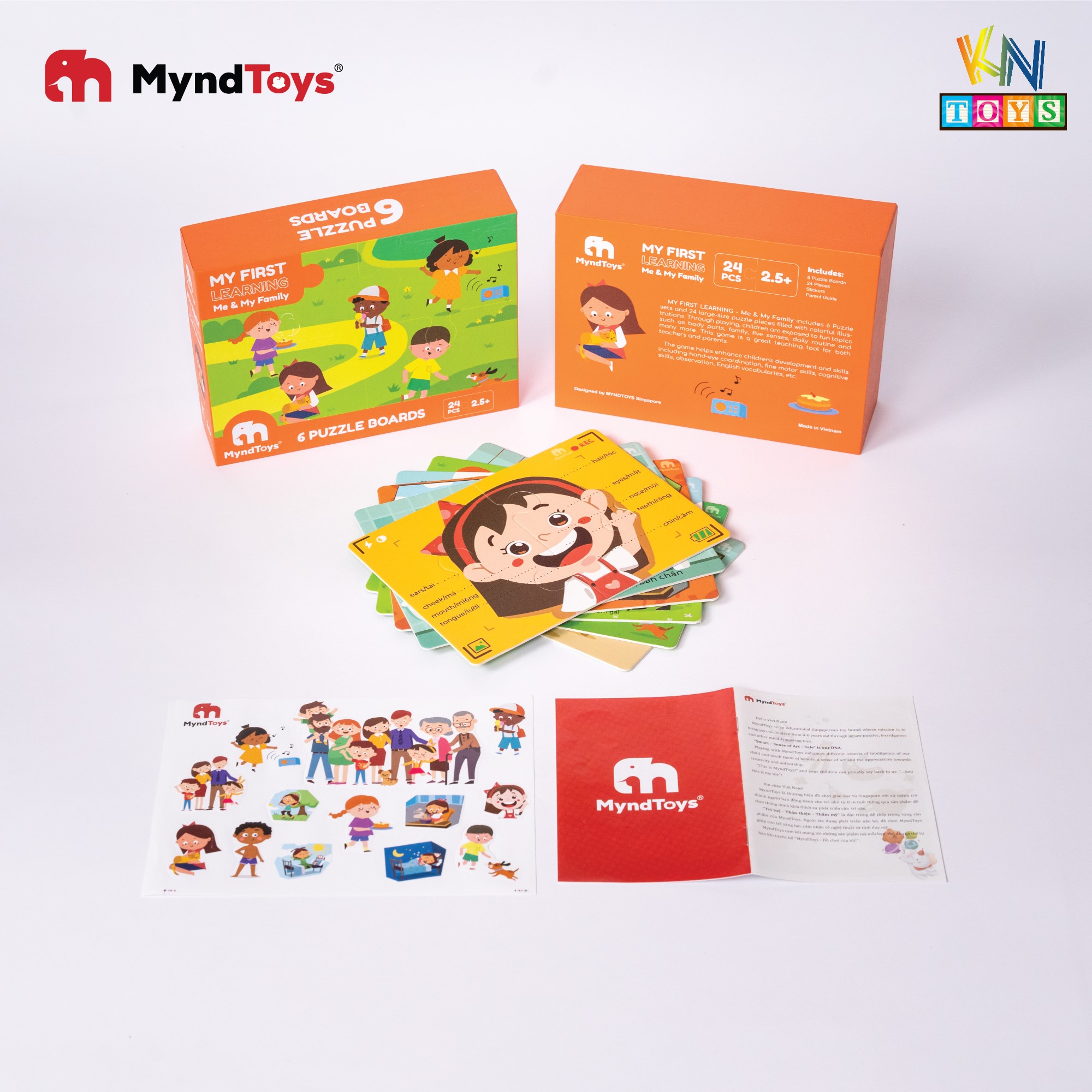 Đồ Chơi Xếp Hình MyndToys - My First Learning (Cho Bé Từ 2.5 Tuổi - Nhiều Chủ Đề)