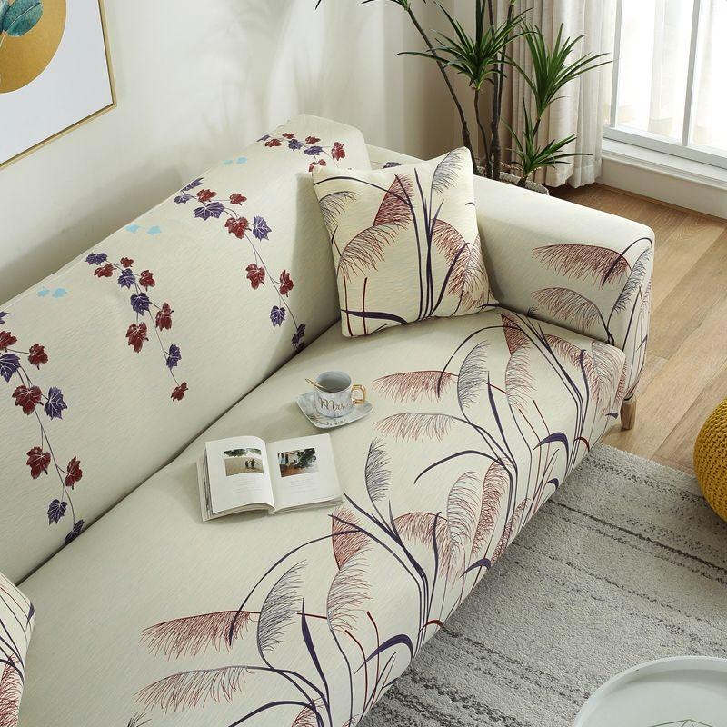 Vỏ Bọc Ghế Sofa Co Giãn Chống Trượt Thiết Kế Đơn Giản