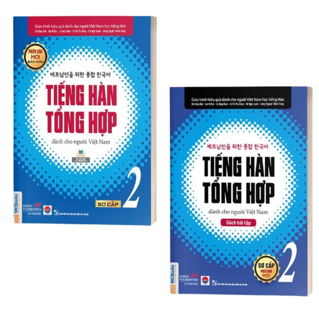 Combo Tiếng Hàn Tổng Hợp Dành Cho Người Việt Nam Tập 1-6 - Giáo Trình Kèm Bài Tập - Bản Quyền - Giáo trình+SBT 2