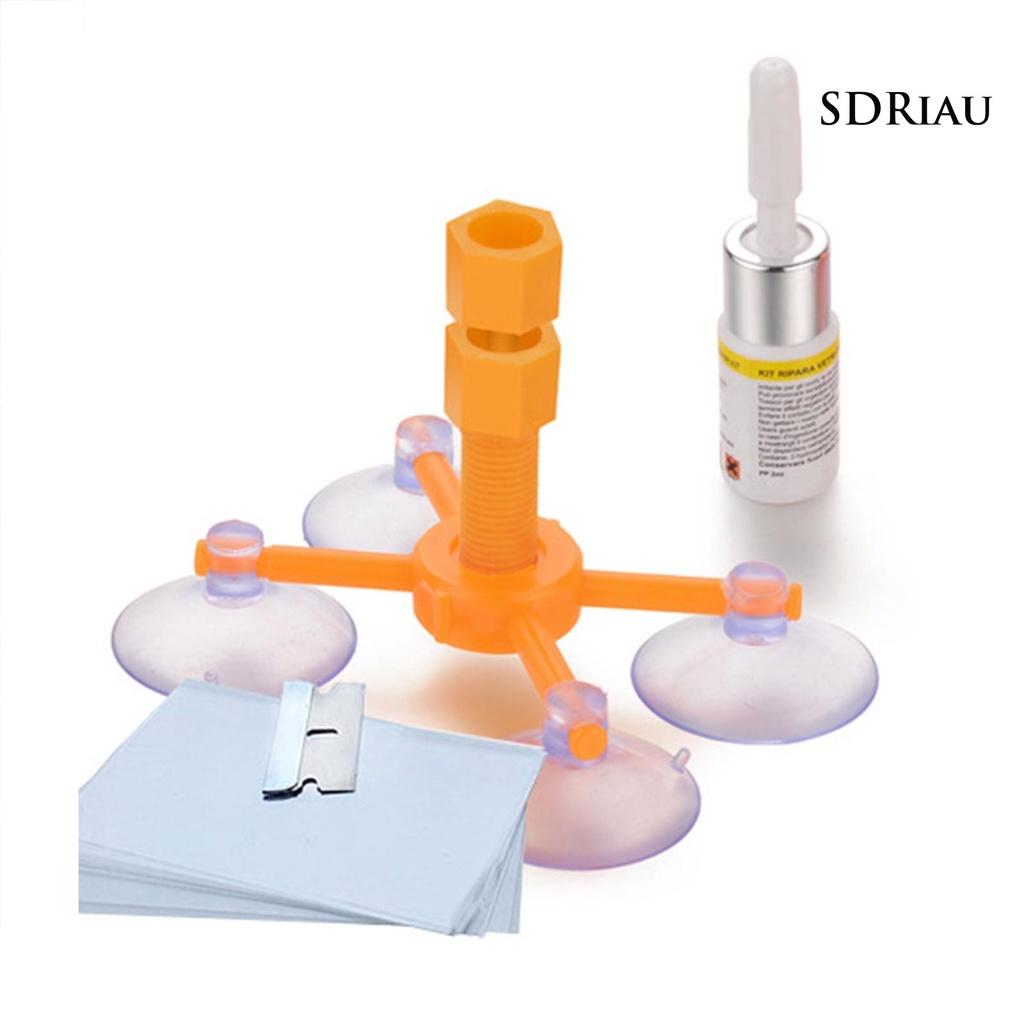 Bộ Dụng Cụ Sửa Chữa Kính Chắn Gió Xe Hơi Bằng Nhựa Không Độc Hại Chống Trầy Xước