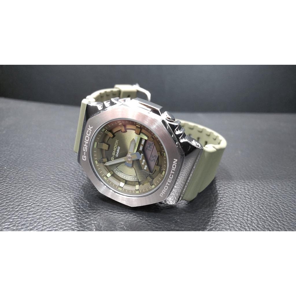 Đồng Hồ Nữ Dây Nhựa Casio G-Shock GM-S2100-3ADR Chính Hãng - GM-S2100-3A