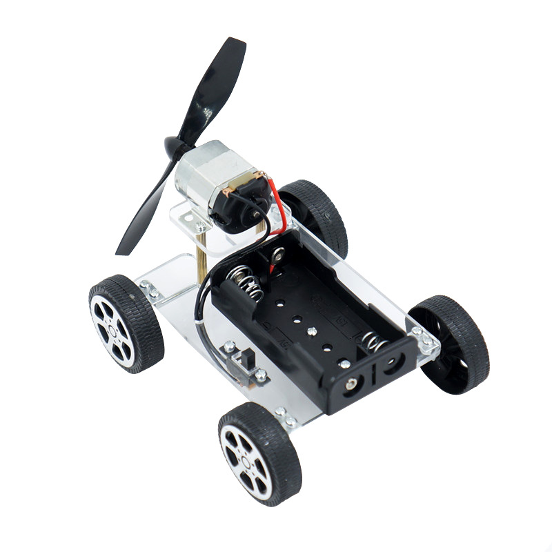 Đồ chơi trẻ em S36 thông minh sáng tạo STEM (STEAM) mô hình lắp ráp xe bốn bánh phản lực 