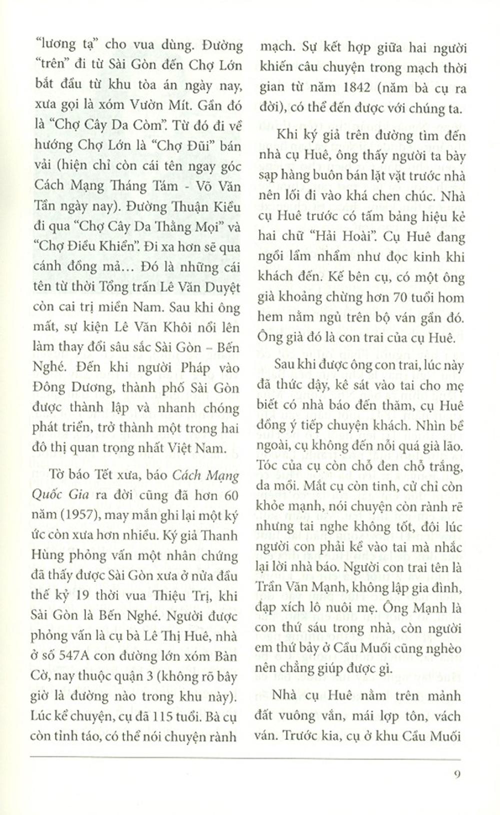 Sách Sài Gòn Ngoảnh Lại Trăm Năm (Hồi Ức, Sưu Khảo, Ghi Chép Về Văn Hóa Sài Gòn)