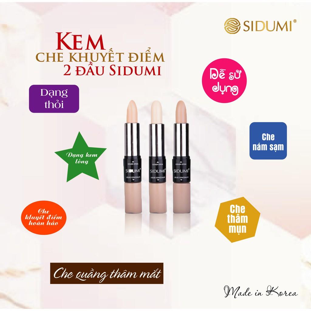 Kem Che Khuyết Điểm 2 Đầu Sidumi - Sidumi Cover Stick Liquid Concealer SDM TL32