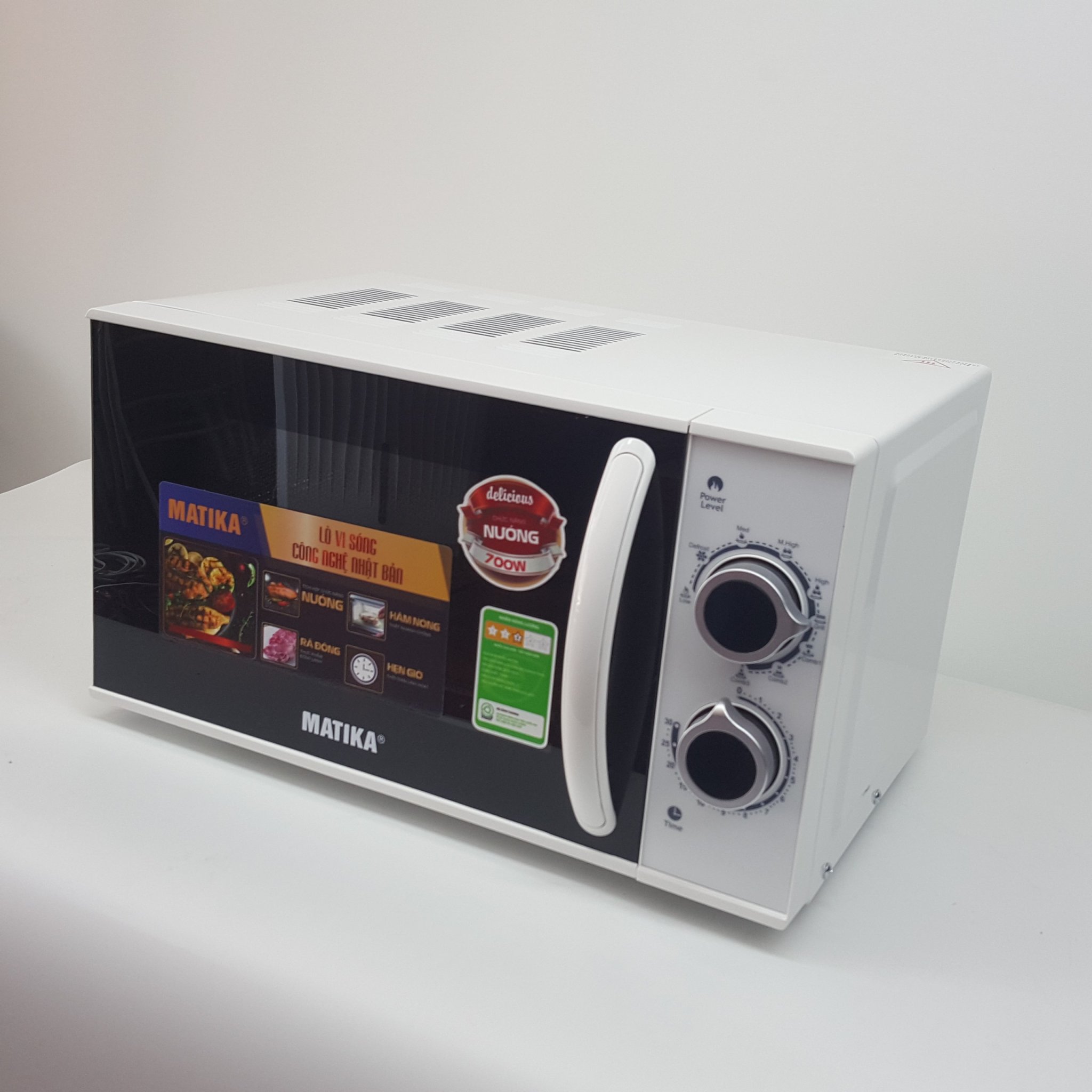 Lò vi sóng 20 lít Microwave Oven Matika MTK-9220 - Hàng chính hãng