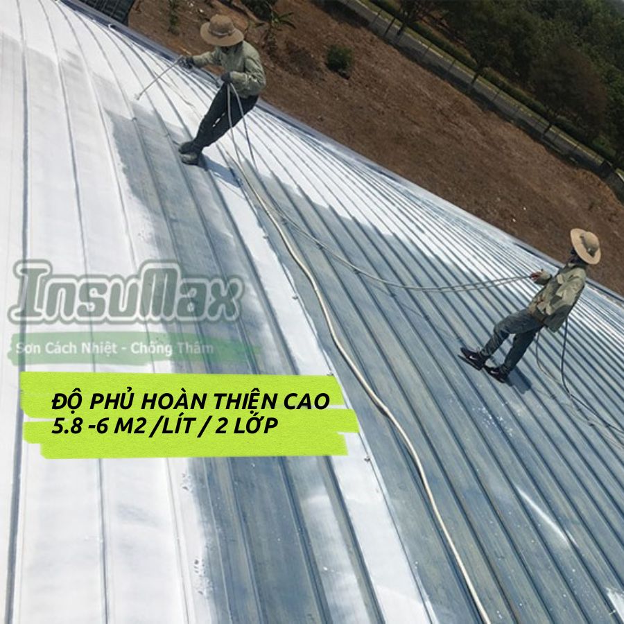 InsuMax Lite - Combo 2 thùng sơn chống nóng dung tích 17L - 4L, sơn chống nóng mái tôn, sơn chống thấm tường nhà