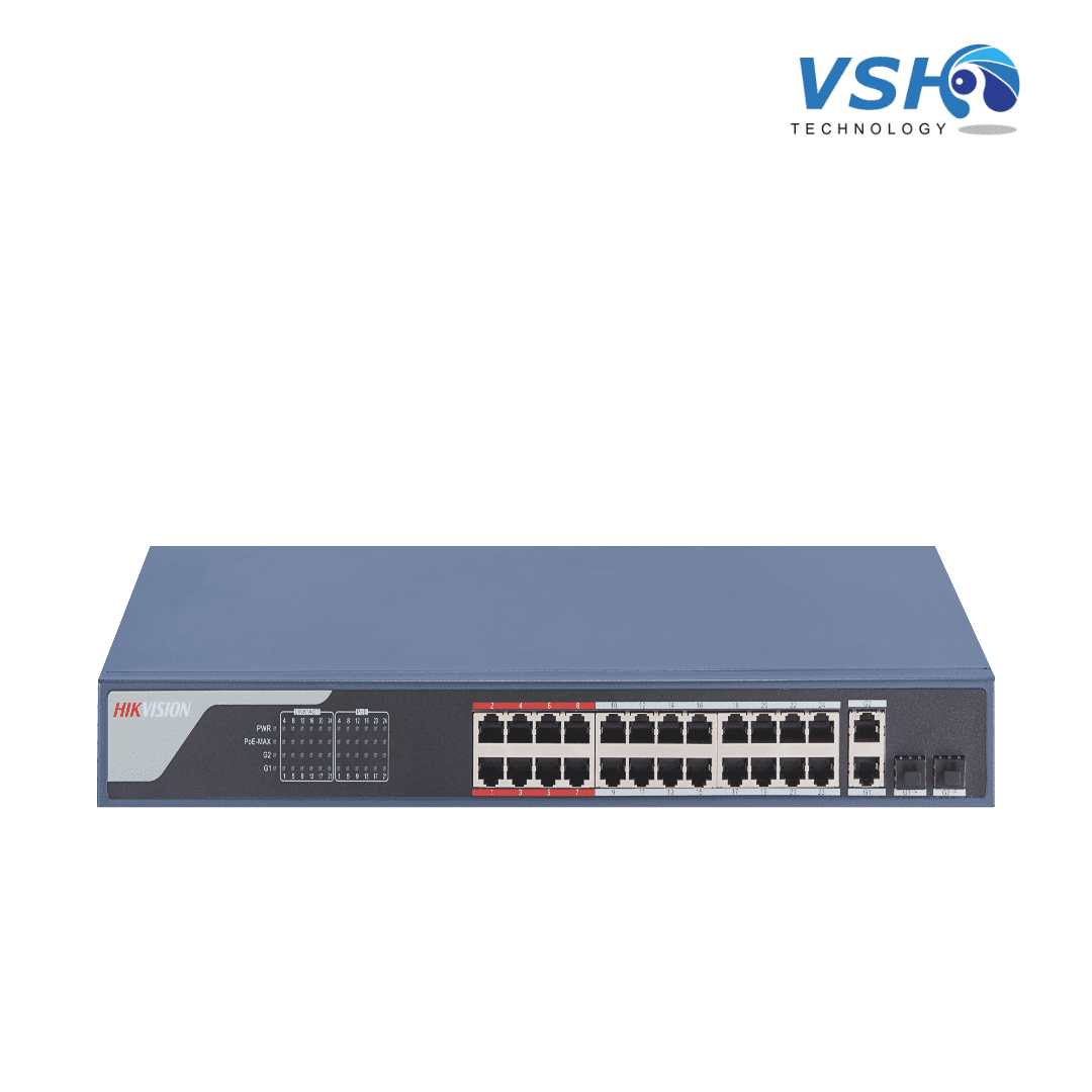 Switch Poe 24 Port Hikvision DS-3E1326P-EI- hàng chính hãng