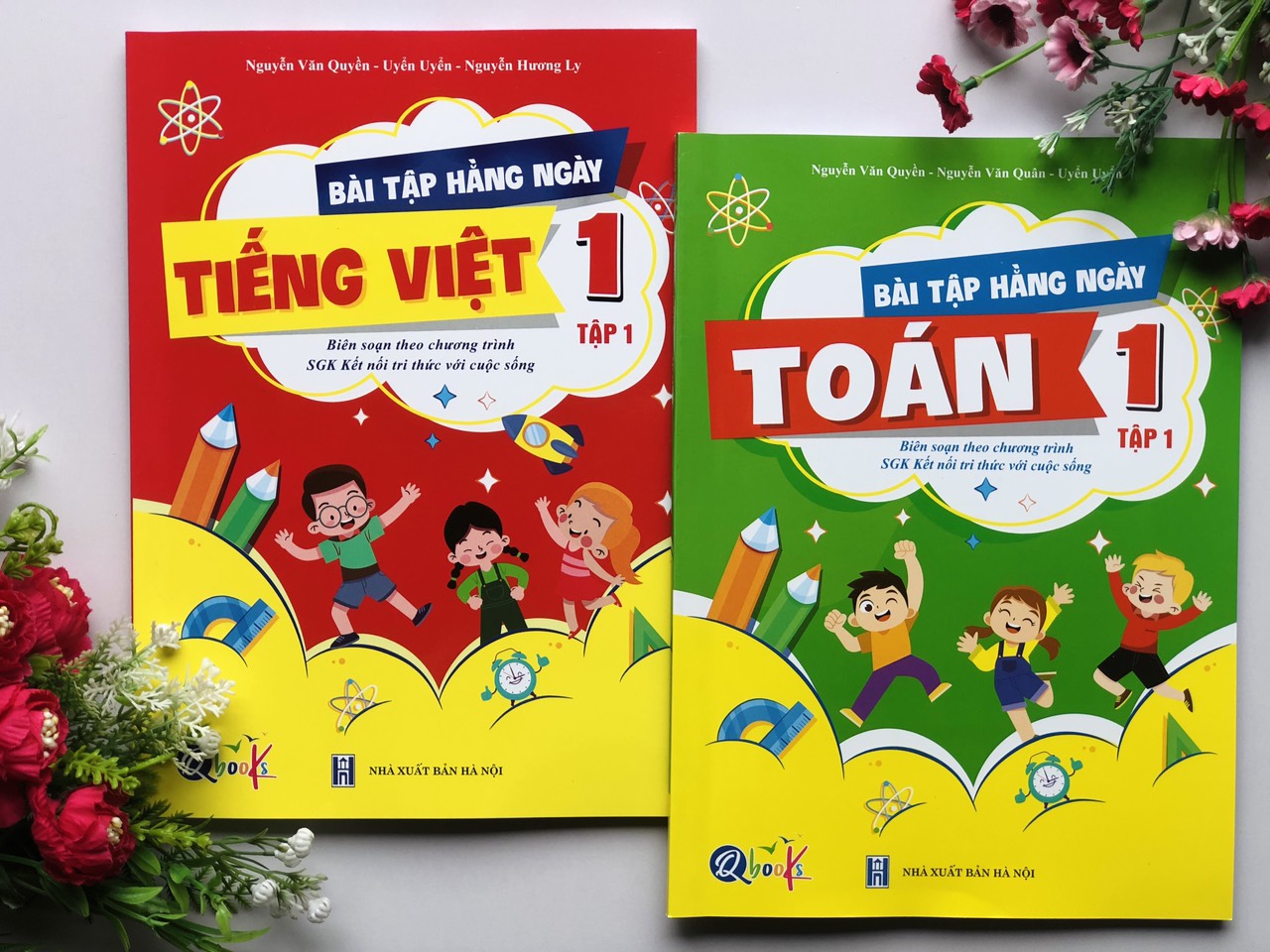 Sách - Combo Bài Tập Hằng Ngày - Toán và Tiếng Việt Lớp 1 - Kết Nối Tri Thức Với Cuộc Sống - Tập 1, 2 (2 cuốn)