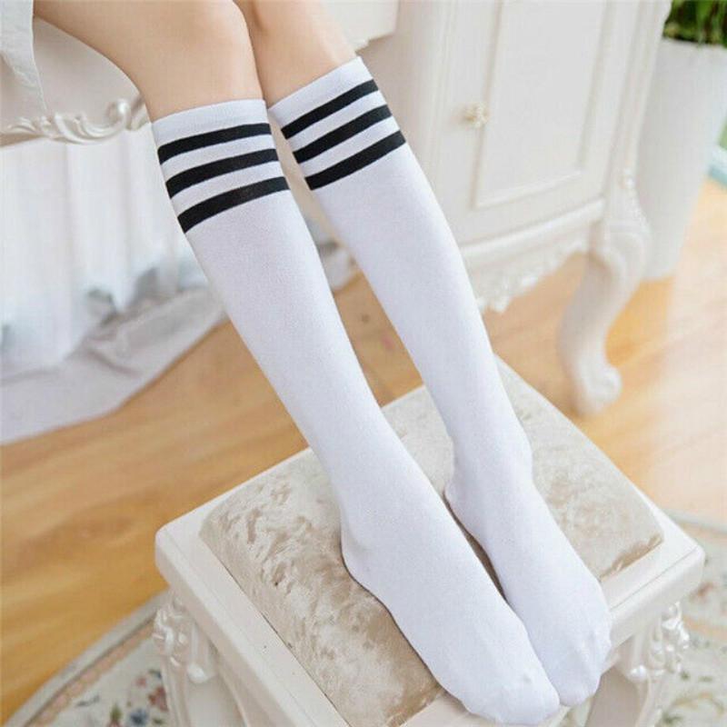 Tất vớ nữ học sinh phong cách HànQuốc nữ, hàng loại 1, cao đến cổ chân, ngang bắp và dưới gối (dài: 20, 32, 40cm) hàng loại1 Cotton Women phù hợp nữ học sinh cá tính - Trắng trơn