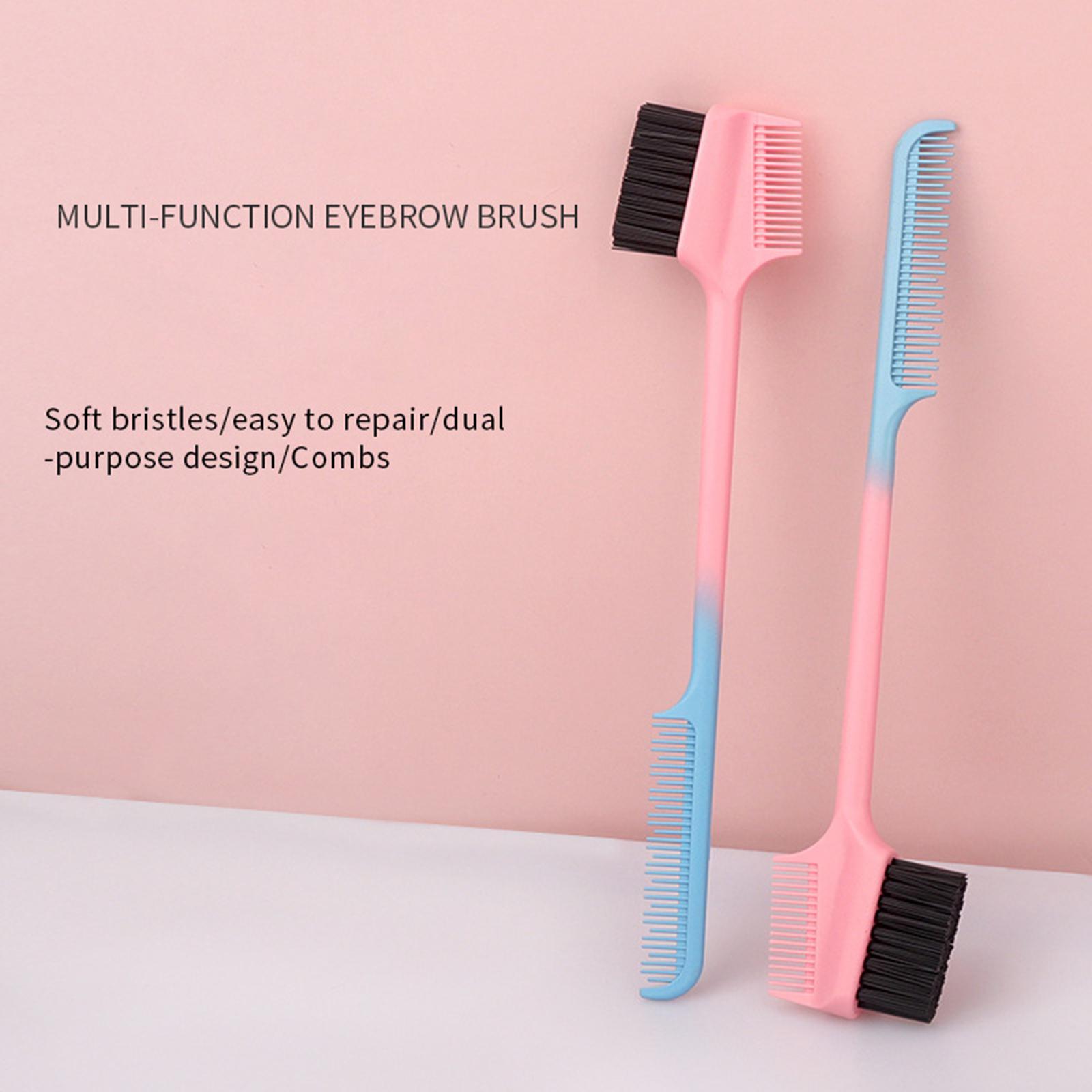 Eyebrow Brush Eyelash Comb brow and lash Shaper Angled Women Girls