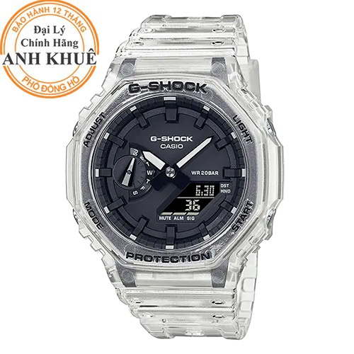 Đồng hồ nam G-Shock Casio Anh Khuê bảo hành 5 năm GA-2100 GA-2100SKE-7ADR