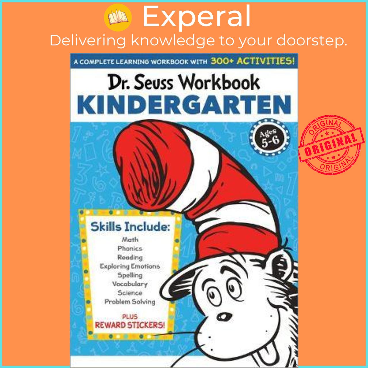 Hình ảnh Sách - Dr. Seuss Workbook: Kindergarten : 300+ Fun Activities with Stickers and Mor by Dr. Seuss (US edition, paperback)