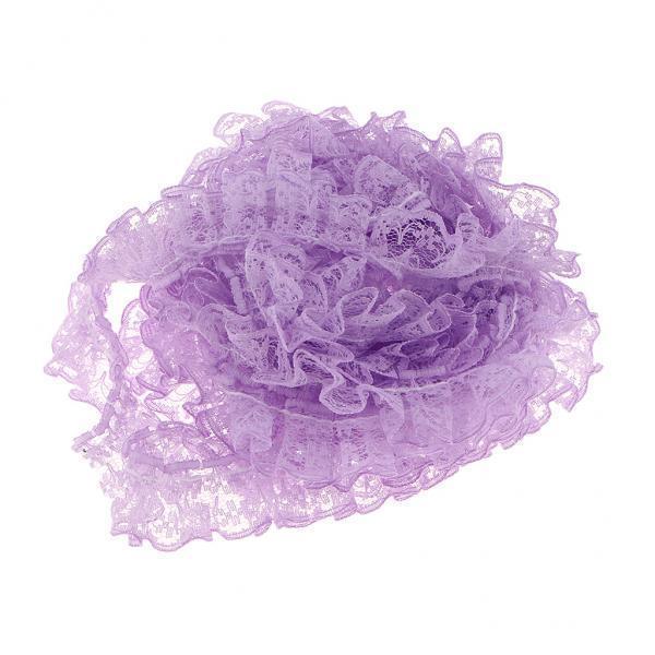 3-5pack 5 Yards Various Colors Ribbon Floral Elastic Lace Trim Handcraft