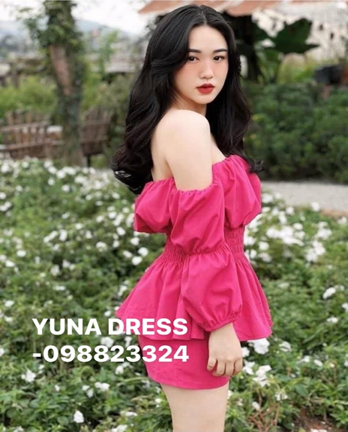 Siêu phẩm set bộ trễ vai phồng