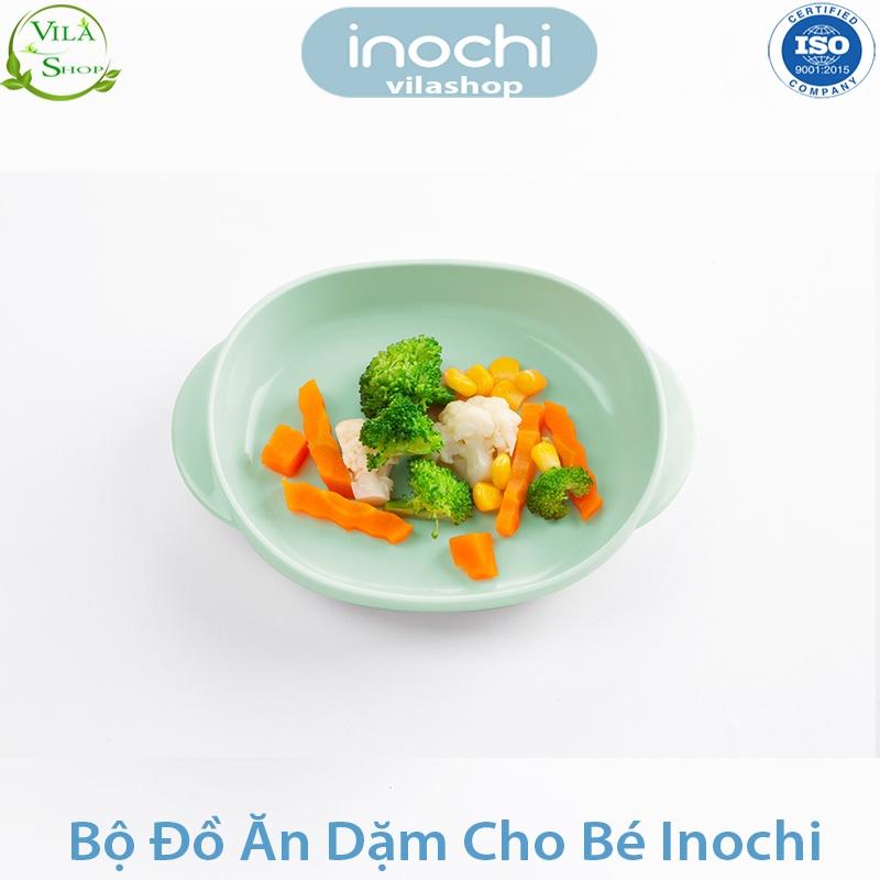 Bộ Ăn Dặm Cho Bé, Bộ Đồ Tập Ăn Cho Bé Nhựa Cao Cấp Inochi - Kháng Khuẩn - Không Mùi - An Toàn Tuyệt Đối