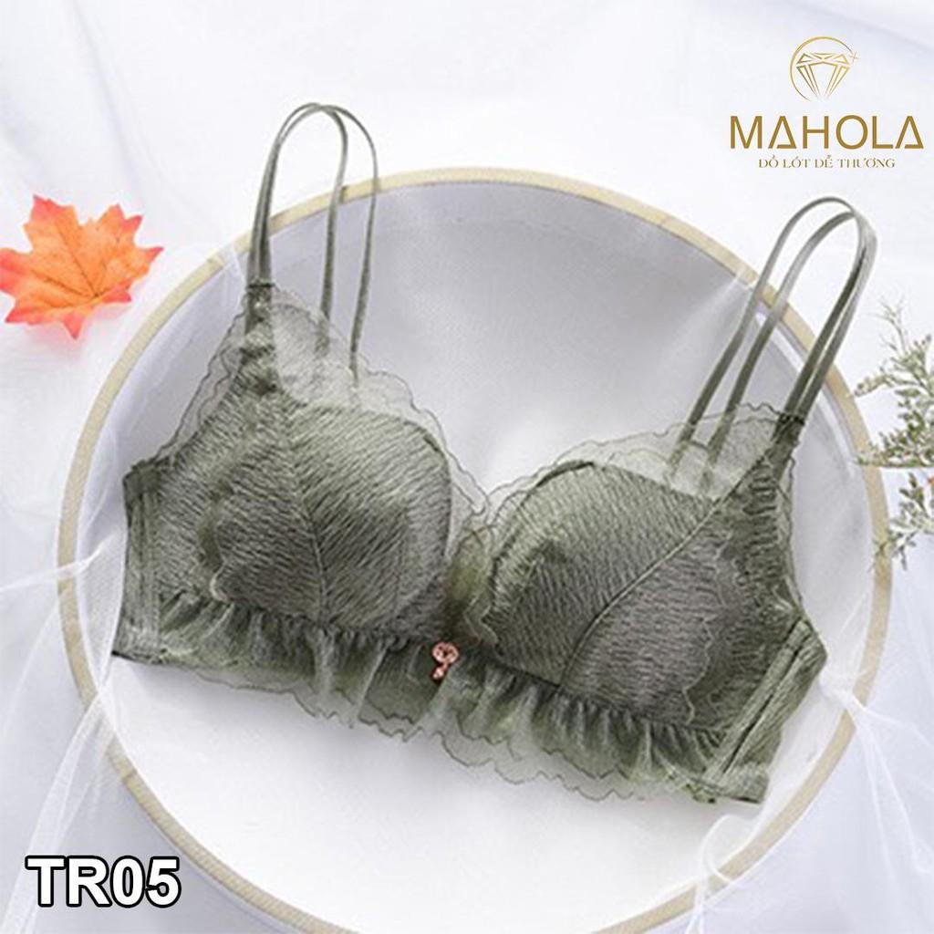 Áo lót nâng ngực chất su ren siêu quyến rũ _Mahola_TR05