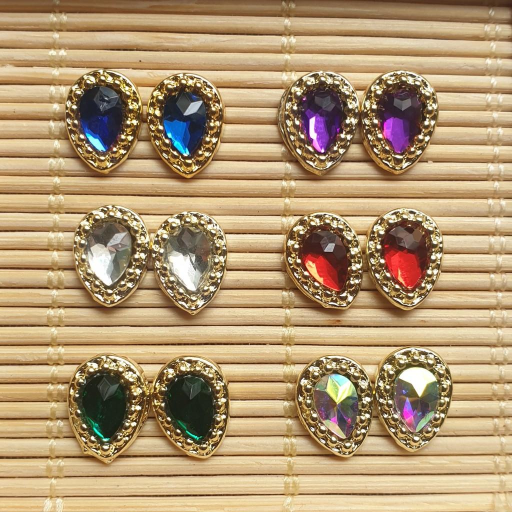 (ảnh thật) Charm đá giọt nước đính móng 5B