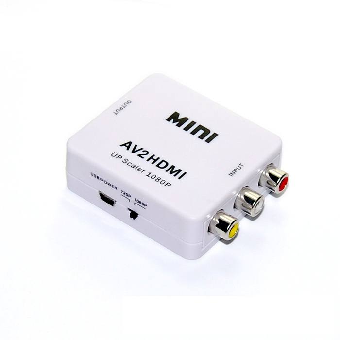 SOAIY Bộ chuyển đổi tín hiệu từ AV sang HDMI Mini - Hàng Nhập Khẩu