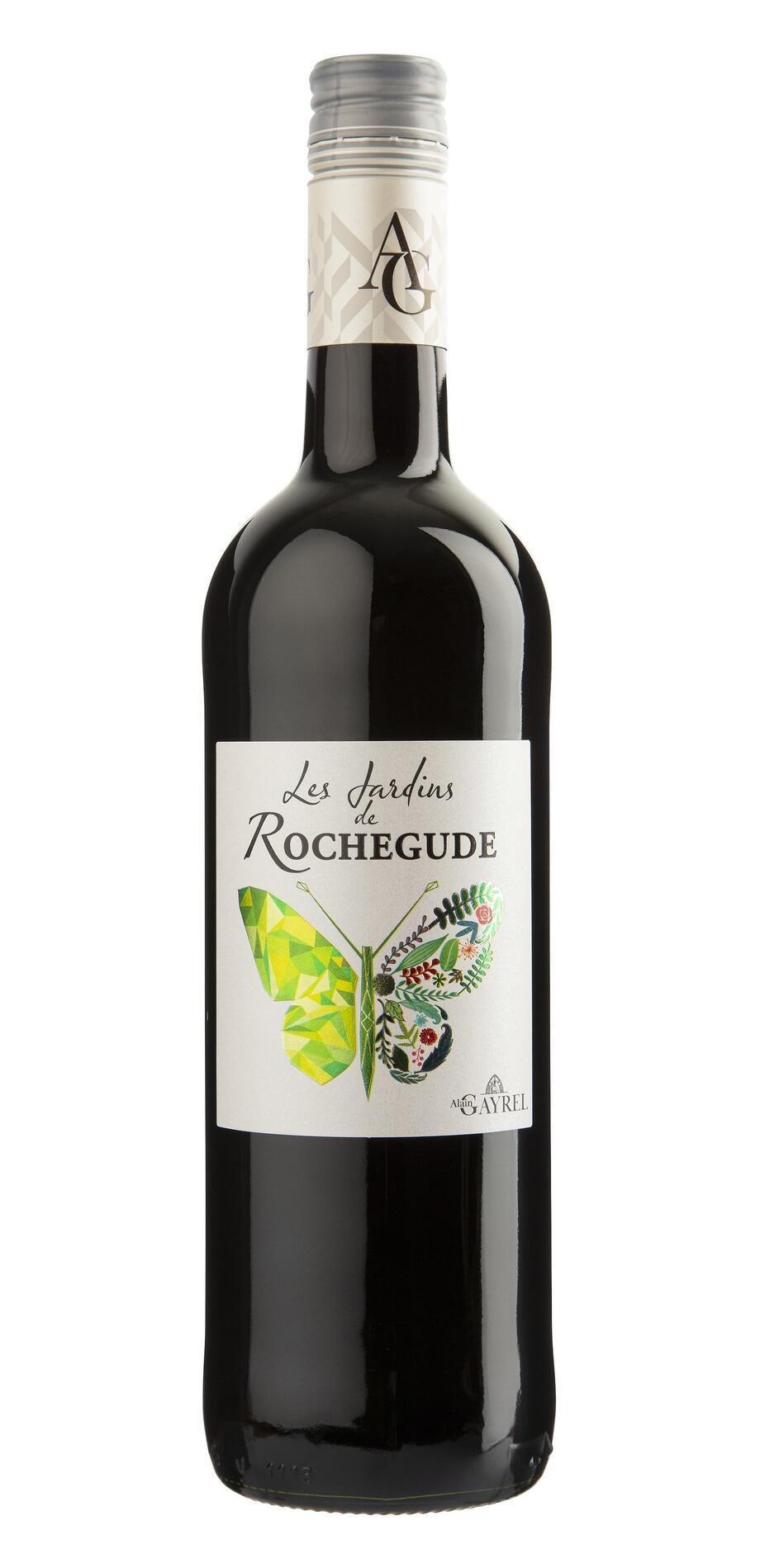 RượU Vang Đỏ Pháp Les Jardin Rochegude Rouge Syrah Và Grenache