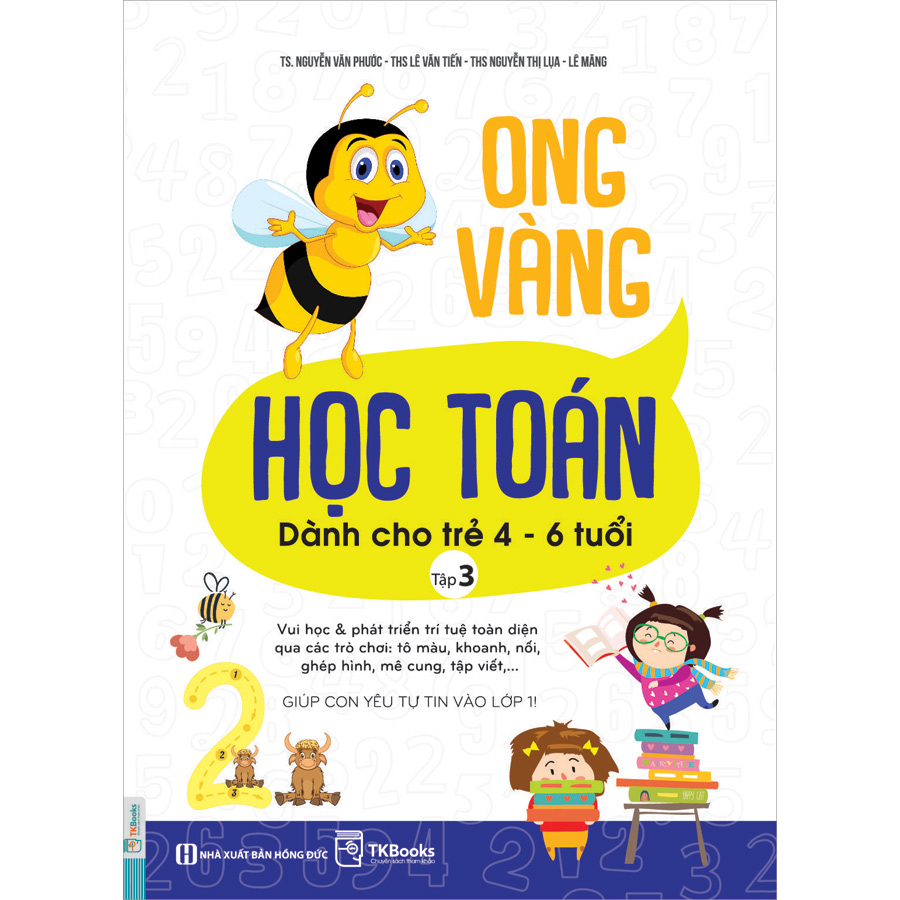 Sách Ong Vàng Học Toán Dành Cho Trẻ 4-6 Tuổi - Tập 3