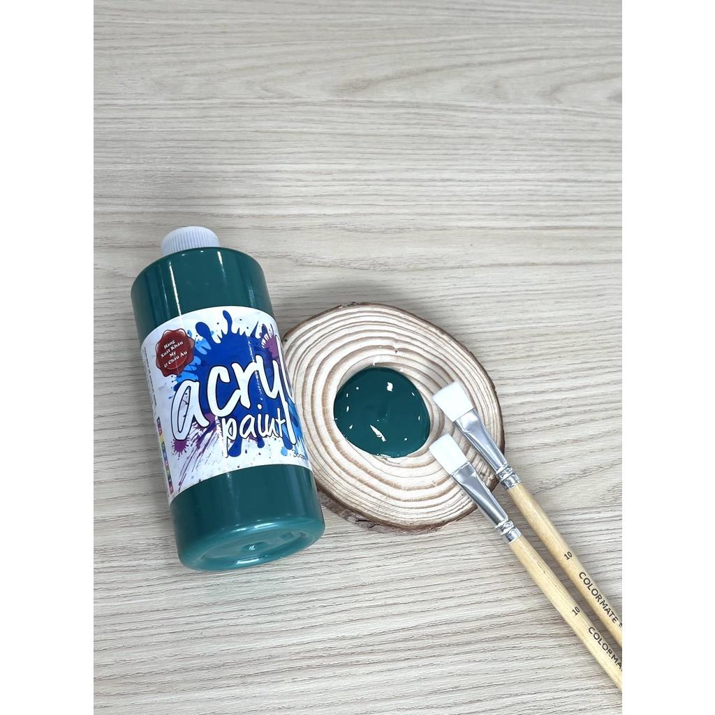 Chai Màu Vẽ Acrylic Màu XANH LÁ 300ml