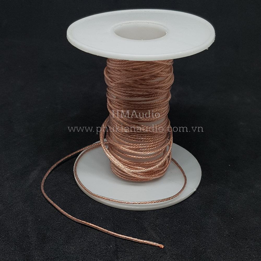 Dây đồng 7NOCC Litz 25AWG đường kính 1.1mm