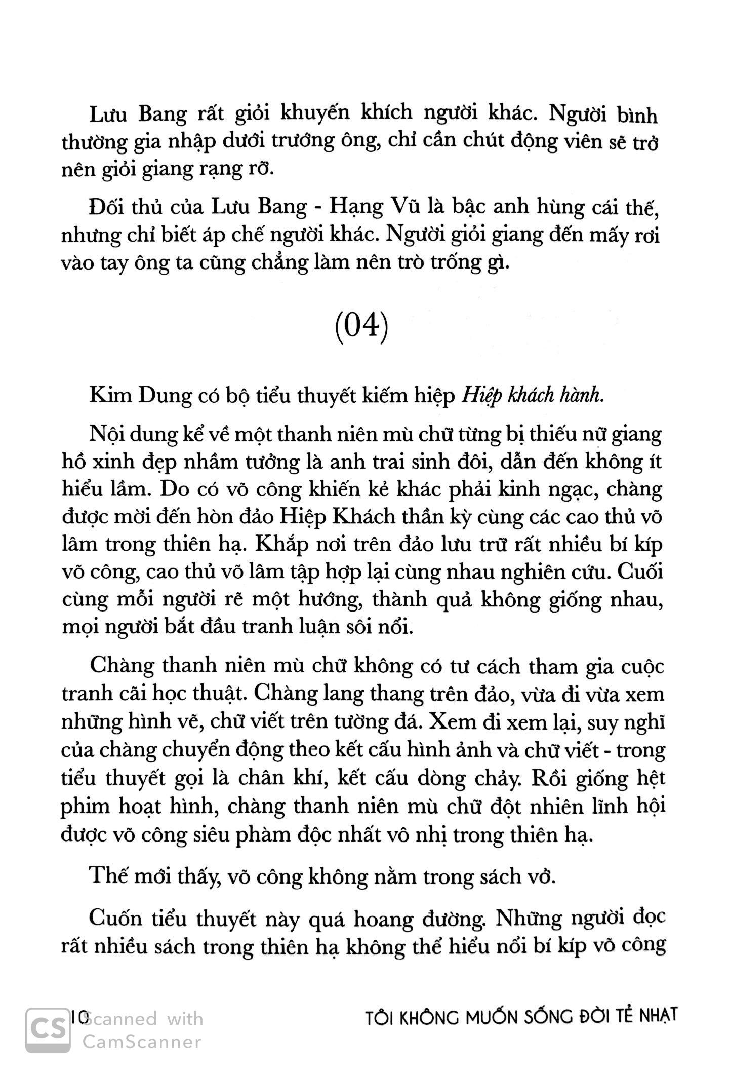 Tôi Không Muốn Sống Đời Tẻ Nhạt